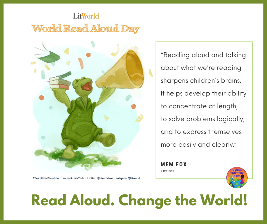 Celebrate World Read Aloud Day Globe Trottin' Kids