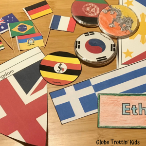 world flags decor