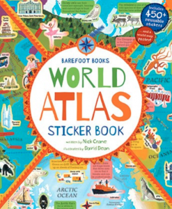 World Atlas Sticker Book