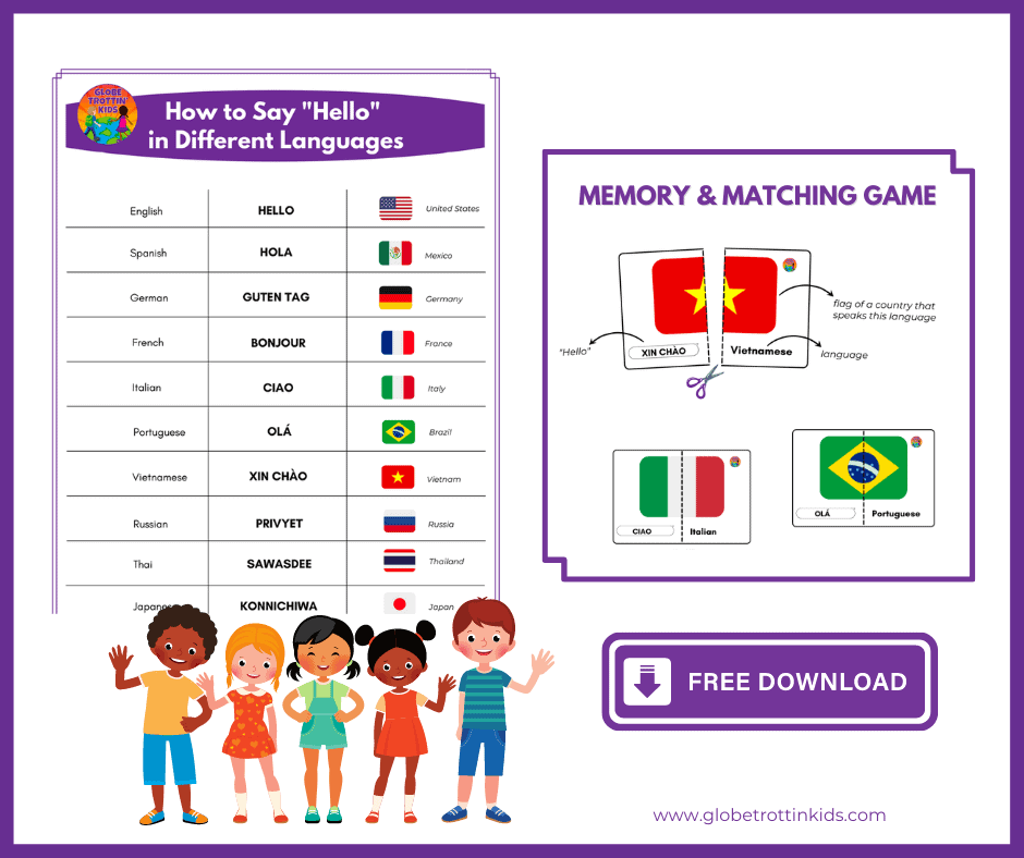 Teach Kids How To Say Hello In Different Languages Around The World