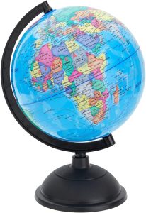 8" Rotating Globe