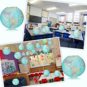 Hanging Paper Lantern Globes