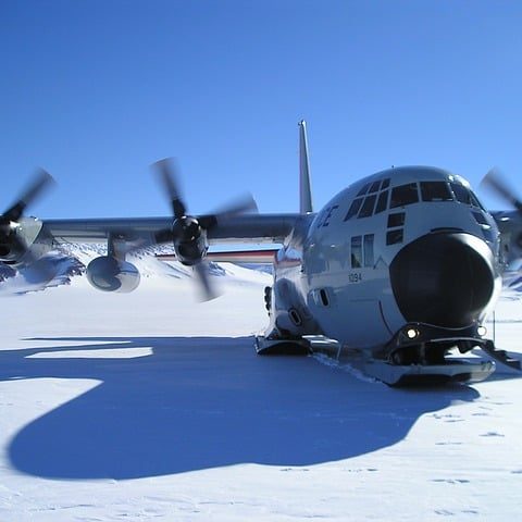 plane @ Mcmurdo Station