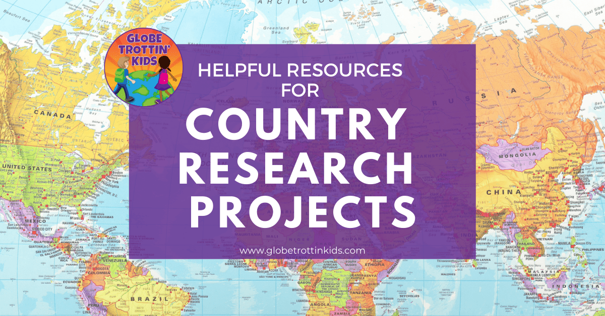 Country Research Projects Bundle | Globe Trottin' Kids